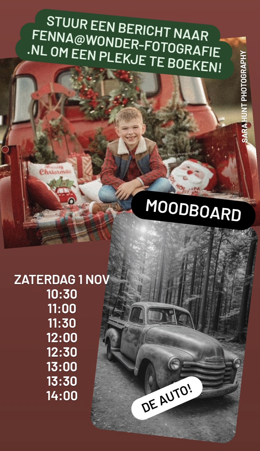 Kerst mini fotoshoot gezin familie pickup truck bos chevrolet gezinsshoot goedkoop friesland flevoland.jpg